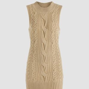 Cable Knit Bodycon Dress
